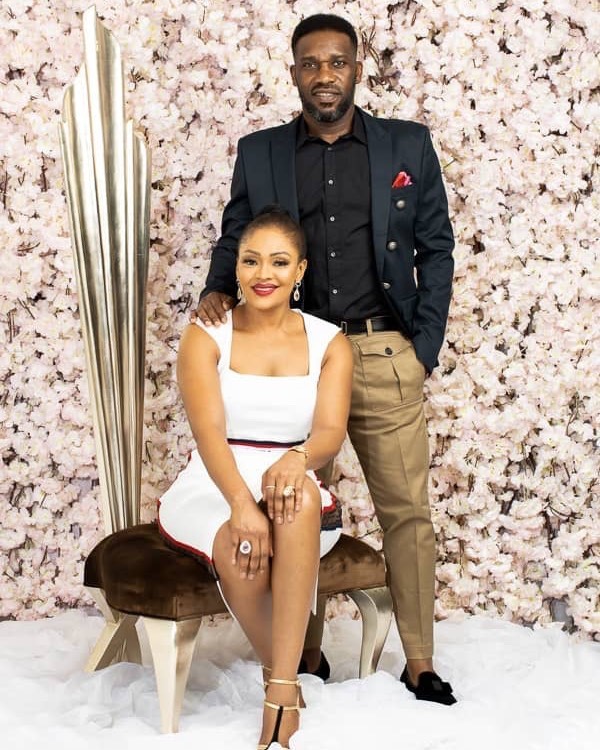 Jay-Jay Okocha and his wife: Naijaloaded