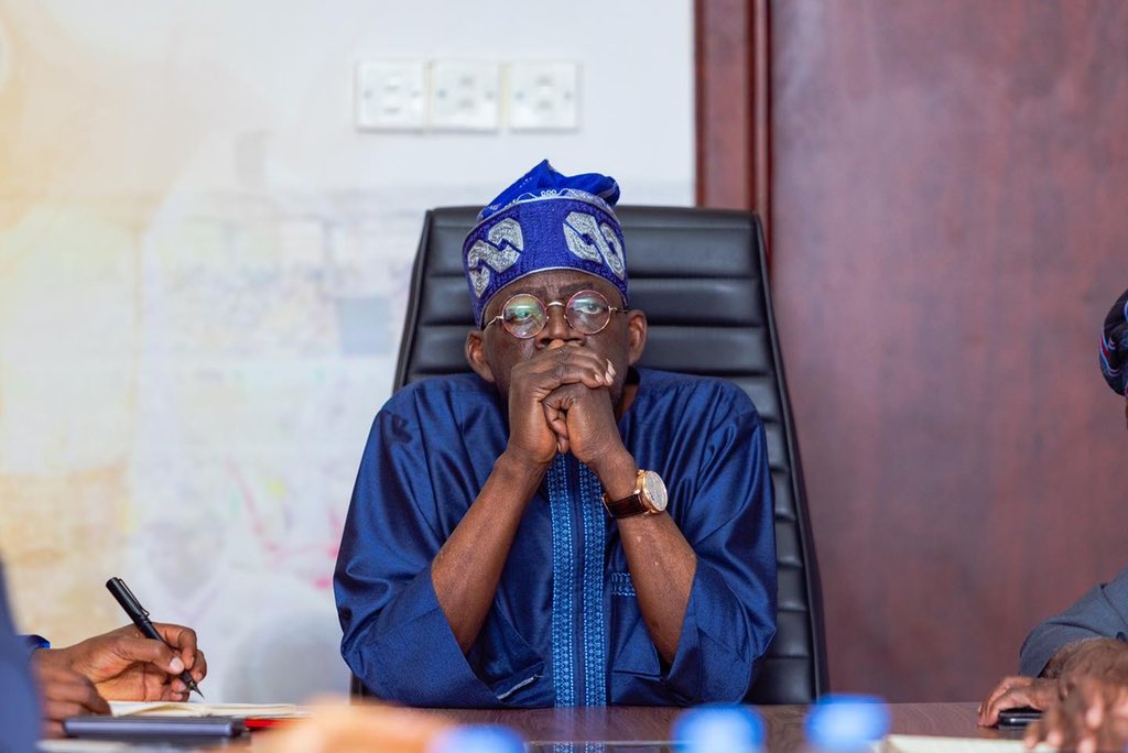 Tinubu has alleged that there is a plot to overthrow Buhari/Instahram@officialasiwajubat