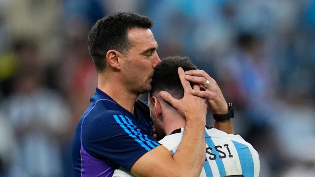 Scaloni and Messi/India Posts