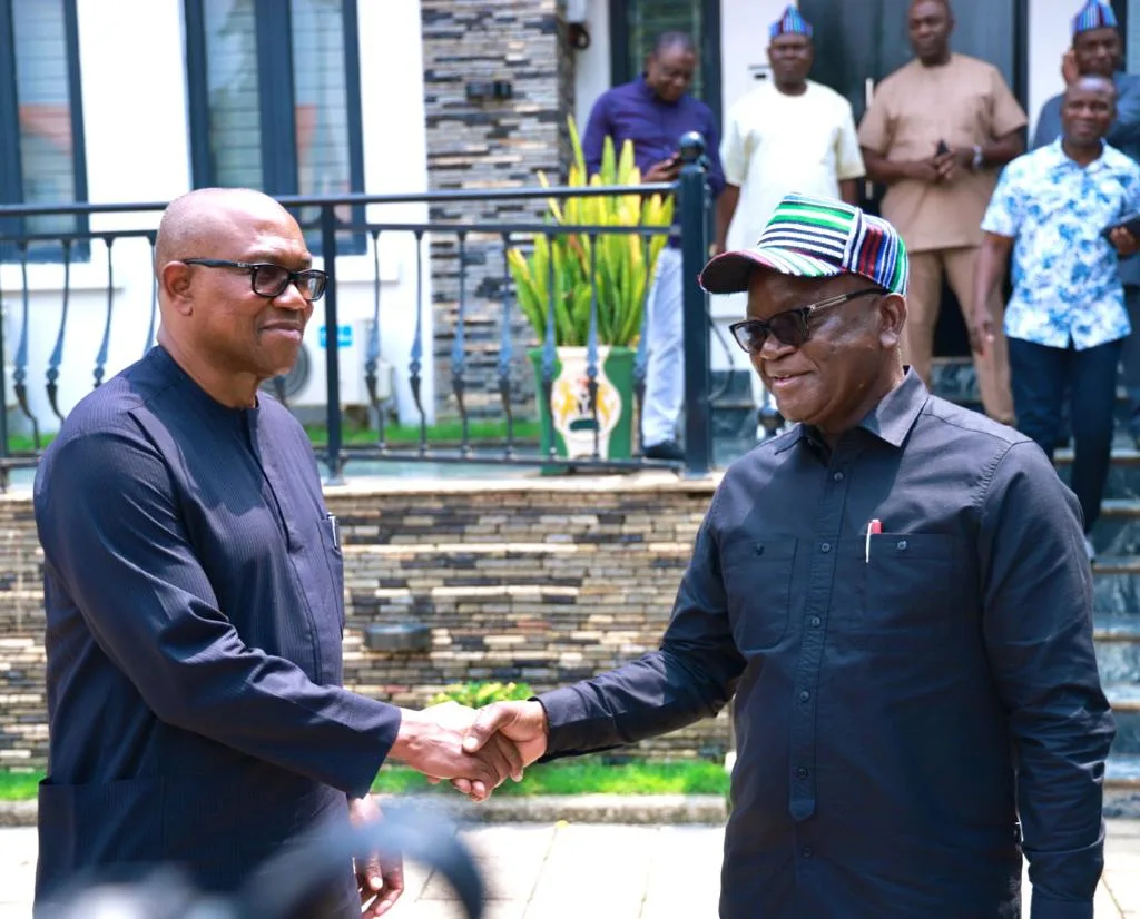 Peter Obi and Governor Samuel Ortom