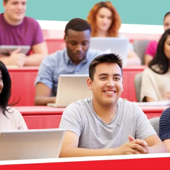 Students in a US university classroom