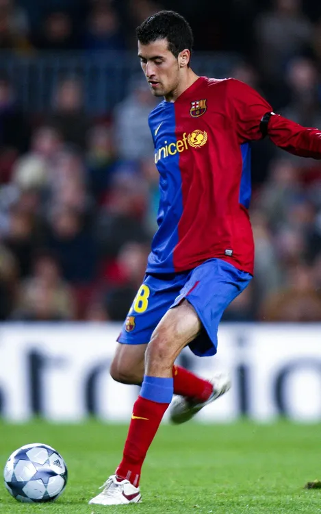Sergio Busquets made his debut for the Barca senior team in a league game in 2008/FC Barcelona