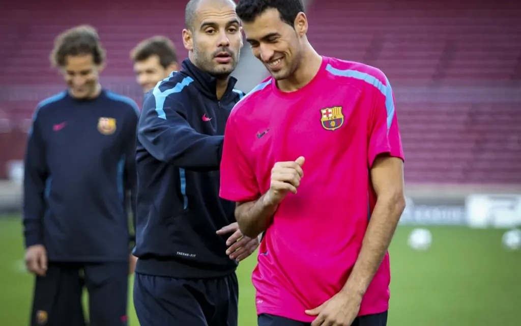 Pep Guardiola handed Busquet his senior team debut/FC Barcelona