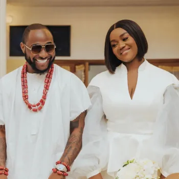 Davido and Chioma during their marriage/Instagram@davido