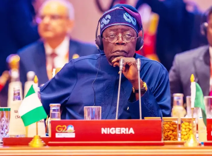 President Bola Tinubu at the G20 summit in India/Instagram @officialasiwajubat