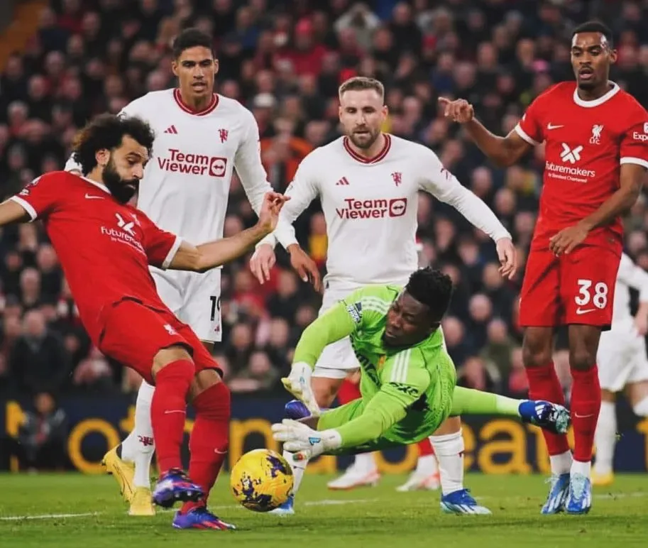 Onana made eight remarkable saves to deny Liverpool a win against United at Anfield on Sunday/Instagram @andreonana.24