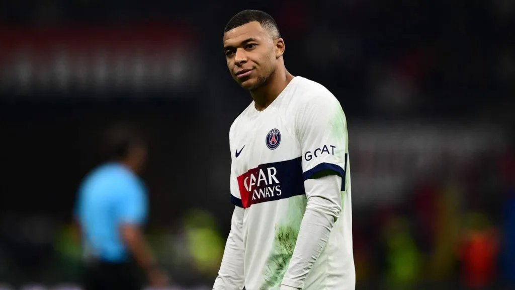 Kylian Mbappe's PSG will host Barcelona in Paris on Wednesday/AFP