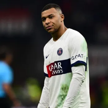 Kylian Mbappe's PSG will host Barcelona in Paris on Wednesday/AFP
