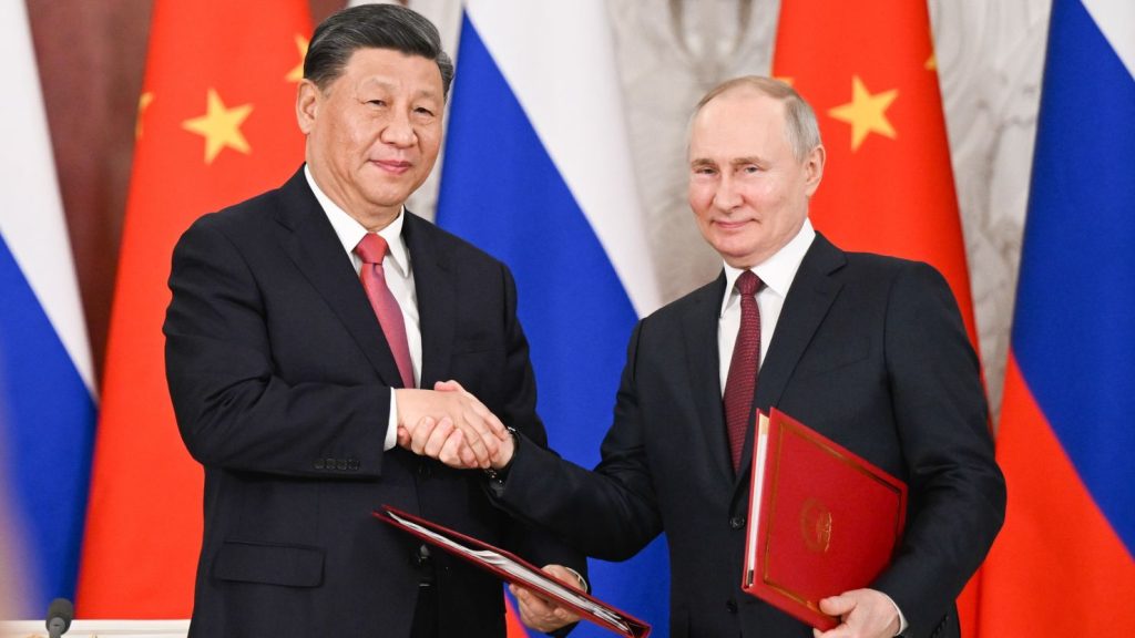 Presidents Xi and Putin of China and Russia/Getty Images