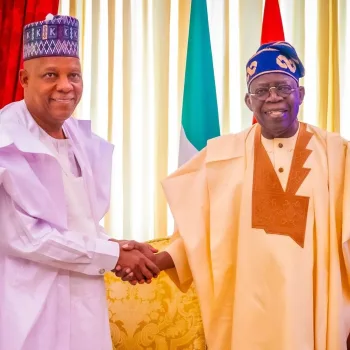 President Tinubu and Vice President Shettima won the presidential election in 2023/Lionscrib