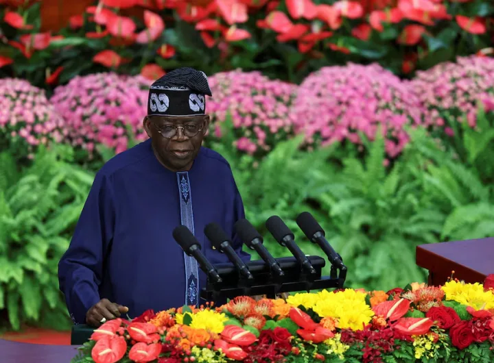 President Tinubu says his economic policies has yielded positive results/Reuters