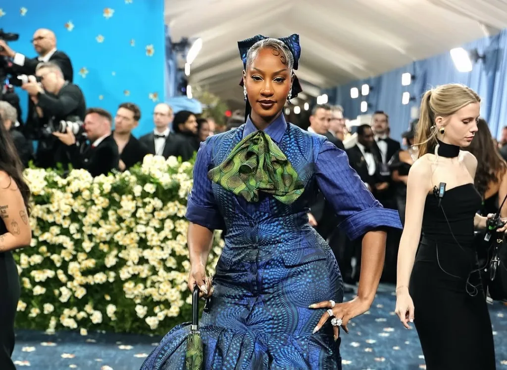 Tems at the 2025 Met Gala/Getty