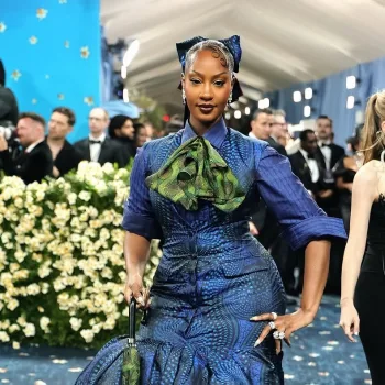 Tems at the 2025 Met Gala/Getty