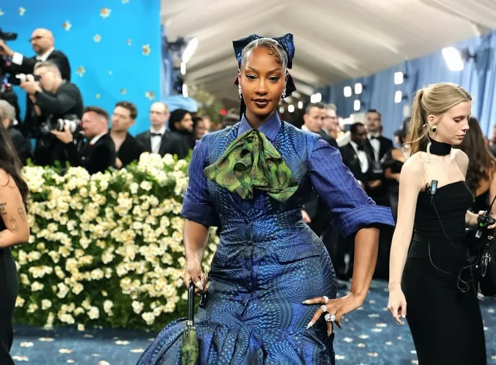 Tems at the 2025 Met Gala/Getty