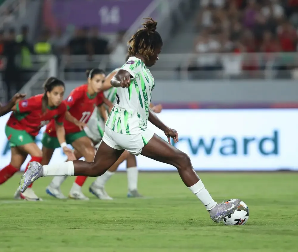 Esther Okoronkwo led Nigeria's comeback after converting a penalty in the 64th minute of the game/CAF