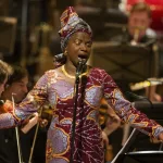 Angelique Kidjo performs at an event/Getty