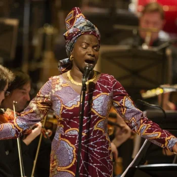 Angelique Kidjo performs at an event/Getty