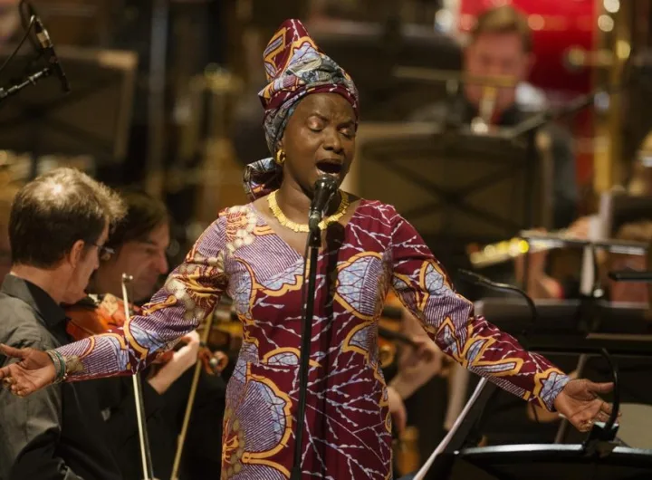 Angelique Kidjo performs at an event/Getty