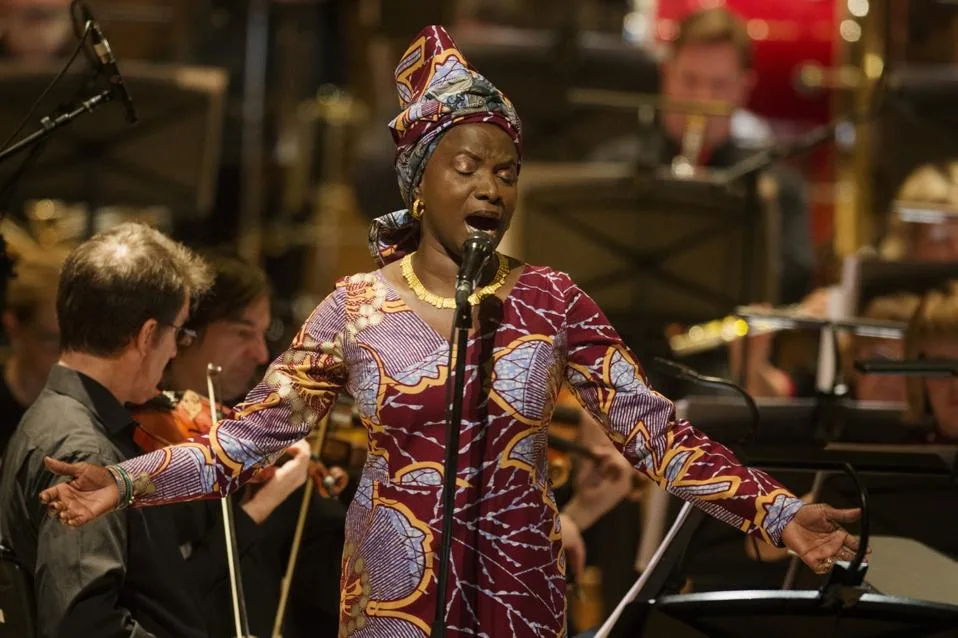 Angelique Kidjo performs at an event/Getty