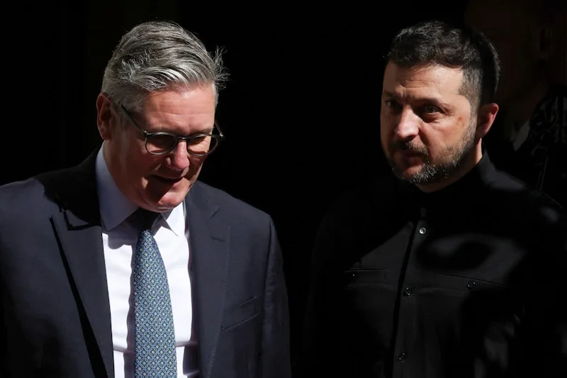 Keir Starmer and Zelenskiy/ Reuters