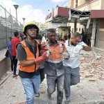 Scene of the Israeli attack that claimed the lives of four journalists/Getty Images