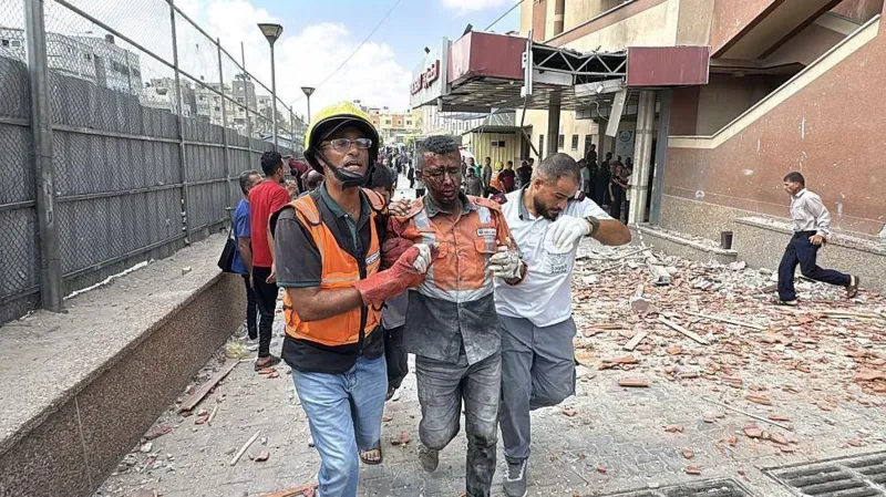 Scene of the Israeli attack that claimed the lives of four journalists/Getty Images