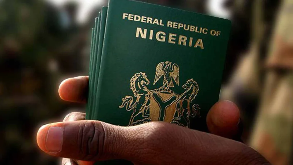 Nigerian passport/Lionscrib