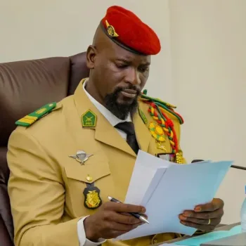 Junta leader is expected to contest for the presidential election in Guinea/Getty