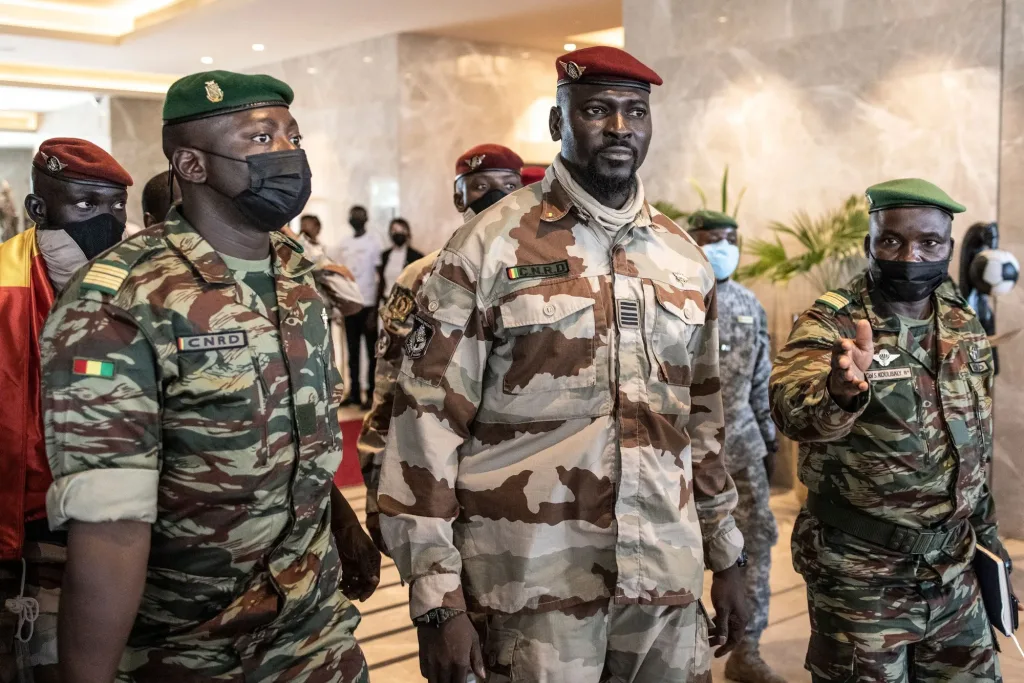Mamady Doumbouya seized power in a 2021 military coup/Getty