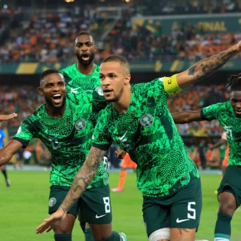 Nigeria sits three points below South Africa and Benin Republic with three points/Lionscrib