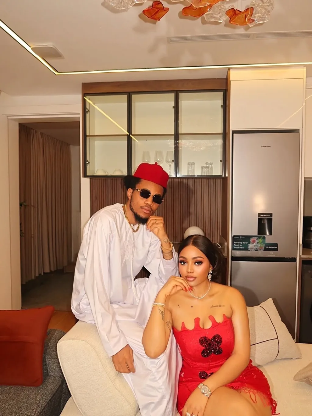 Regina Daniels expressed delight after her elder brother Sammy was released from detention/Instagram @reginadaniels