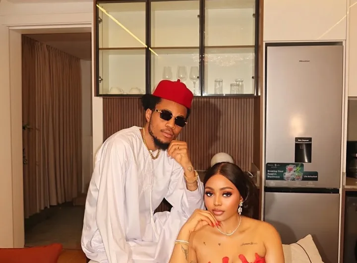 Regina Daniels expressed delight after her elder brother Sammy was released from detention/Instagram @reginadaniels