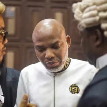 Nnamdi Kanu was sentenced to life imprisonement/Lionscrib