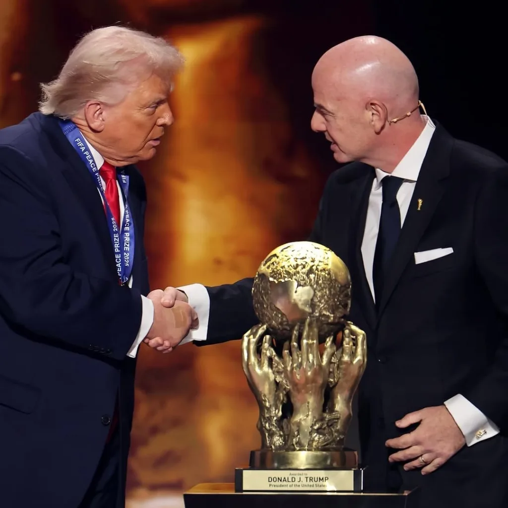 Trump and FIFA President Infantino have a great relationship/White House