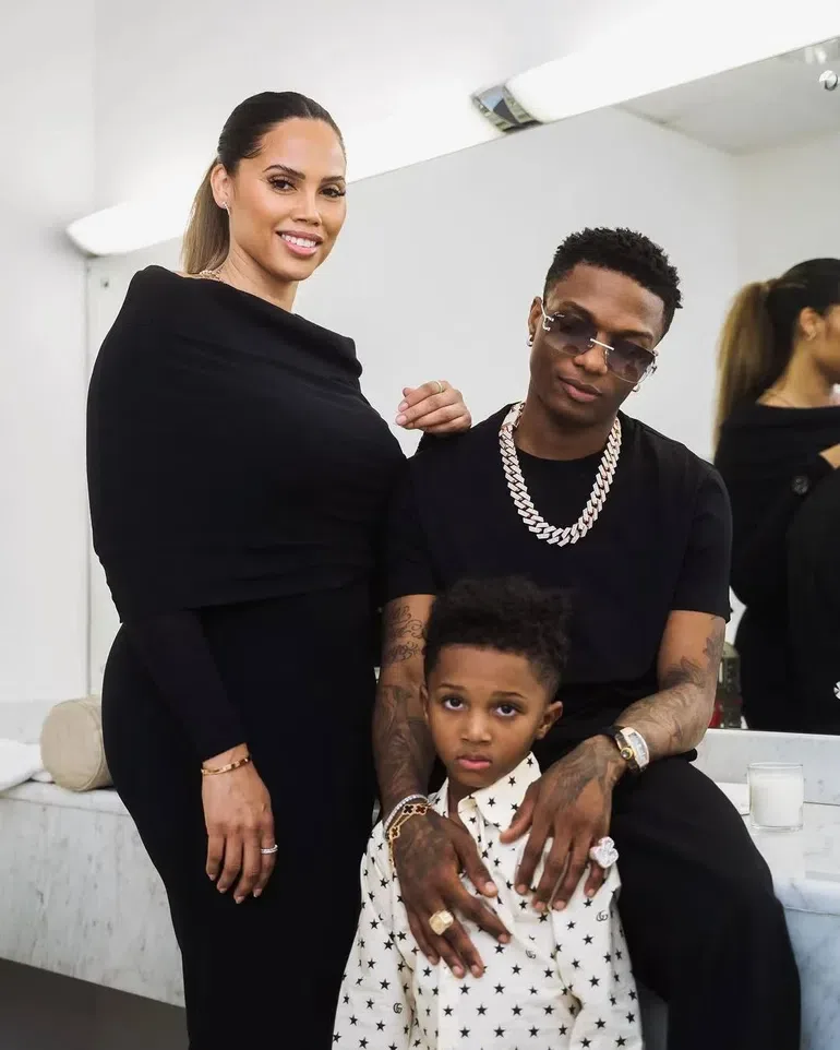 Jada, Wizkid, and their son, Zion/Instagram