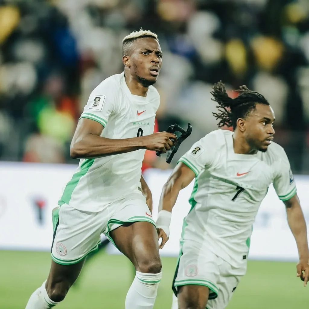 Nigeria will be banking on the attacking prowess of Victor Osimhen and Ademola Lookman at the 2025 AFCON/Instagram