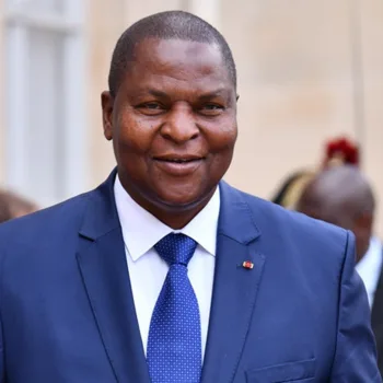 President Touadéra is seeking a controversial third-term in office/Photo: Julien Mattia/Le Pictorium Agency via Zuma/dpa