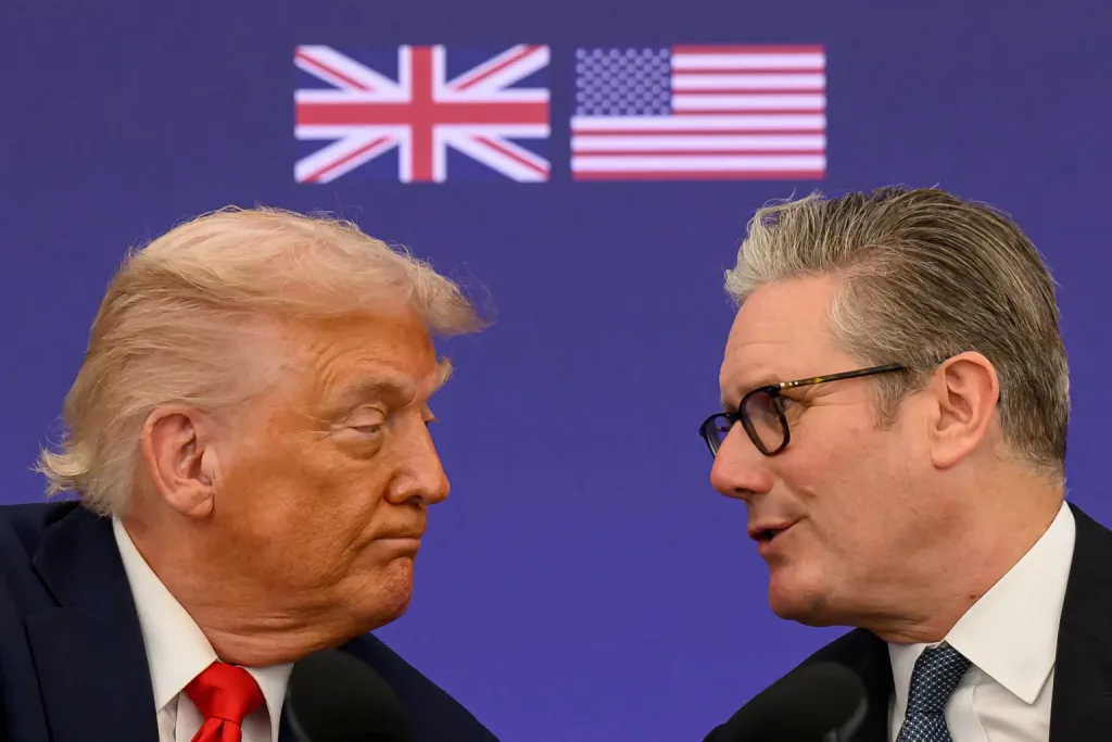 Trump's relationship with Starmer has been at a low over Greenland/Lionscrib