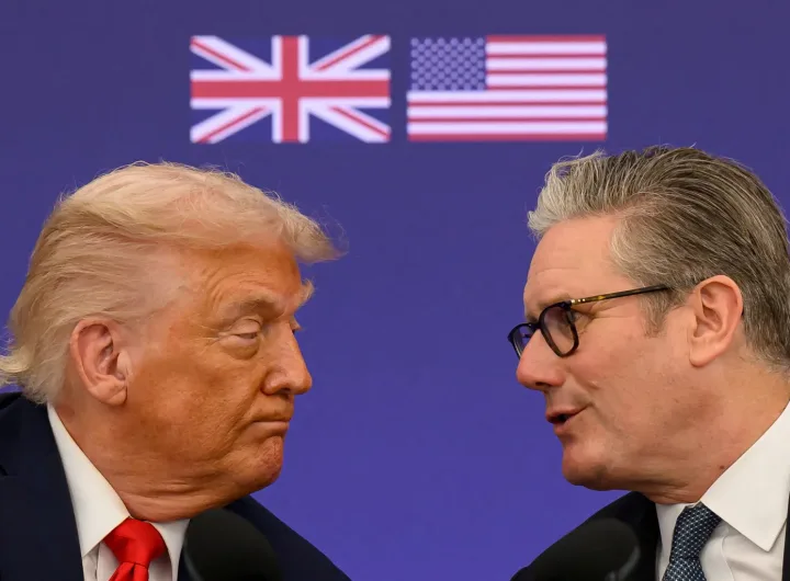 Trump's relationship with Starmer has been at a low over Greenland/Lionscrib