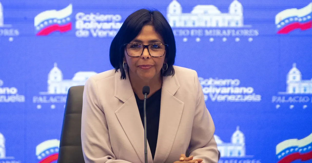 Delcy Rodríguez became interim president of Venezuela after Nicolas Maduro was abducted by the US/Getty Images