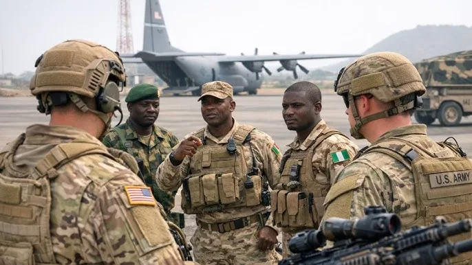 The US military aircraft arrived Nigeria on Thursday evening/Lionscrib News