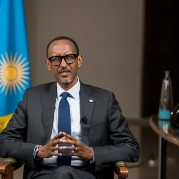 President Paul Kagame dism,issed international threats against Rwanda and emphasised self-sufficiency over foreign aid/Instagram
