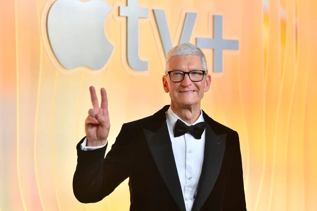 Tim Cook is set to transition into the role of Executive Chairman at Apple/Getty