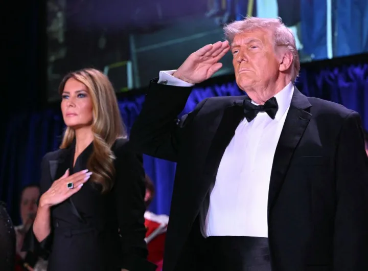 Donald Trump First Lady, Melania, joined guests at the annual White House Correspondents' Dinner on Saturday, with the event taking place at the Washington Hilton in Washington, DC. Photo credit: Mandel Ngan/AFP/Getty Images
