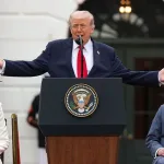 Trump talked about his love and admiration for the Royal Family/Getty Images