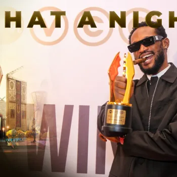 Bucci Franklin won the Best Supporting Actor category at the 12th AMVCA/Photo: Africa Magic
