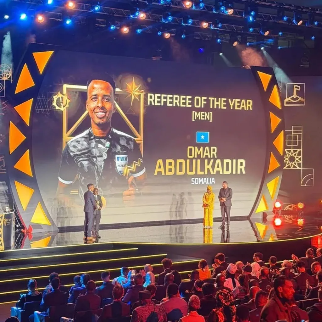 Artan was named Africa/s top referee in 2025/Photo: CAF