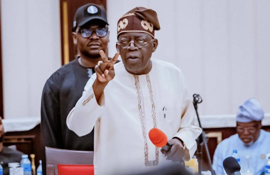 Tinubu says opposition are scared of their own shadows