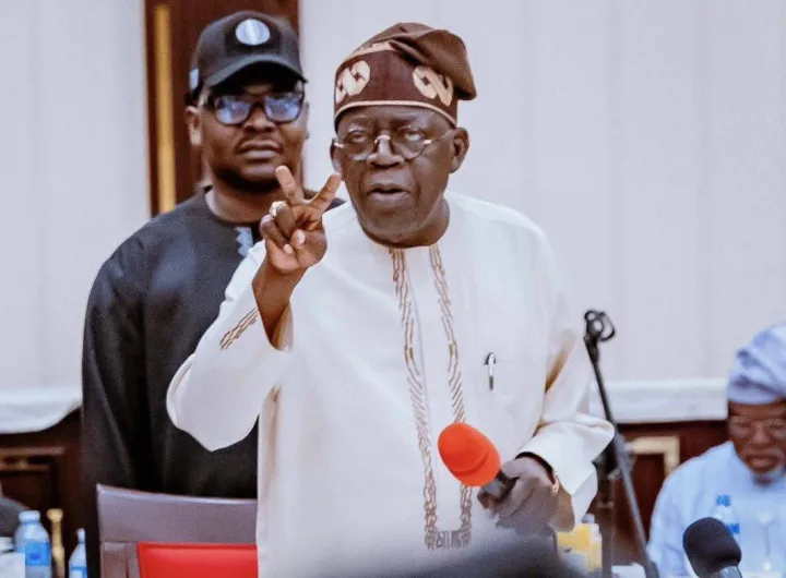 Tinubu says opposition are scared of their own shadows