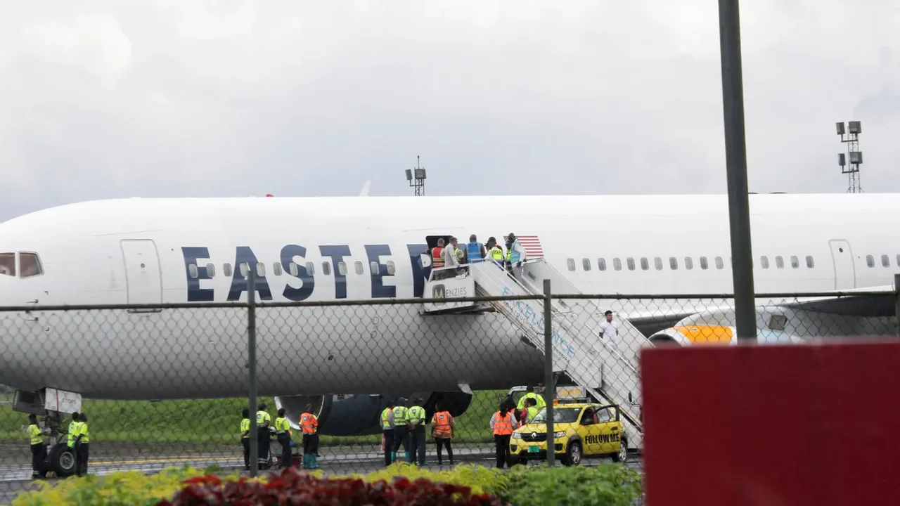 Plane carrying the deportees from US arrives Liberia